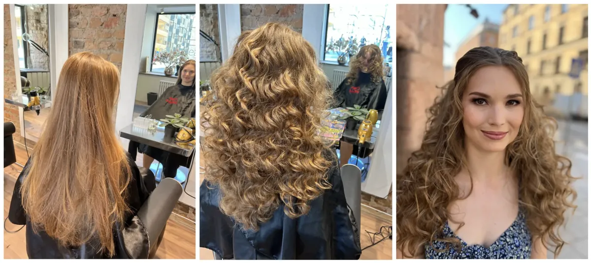 Långvariga lockar på rakt och tungt hår — styling tips från Bebas Hair & Beauty Stockholm